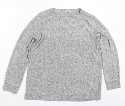 Marks & Spencer Womens Grey  Knit Pullover Jumper Size 16