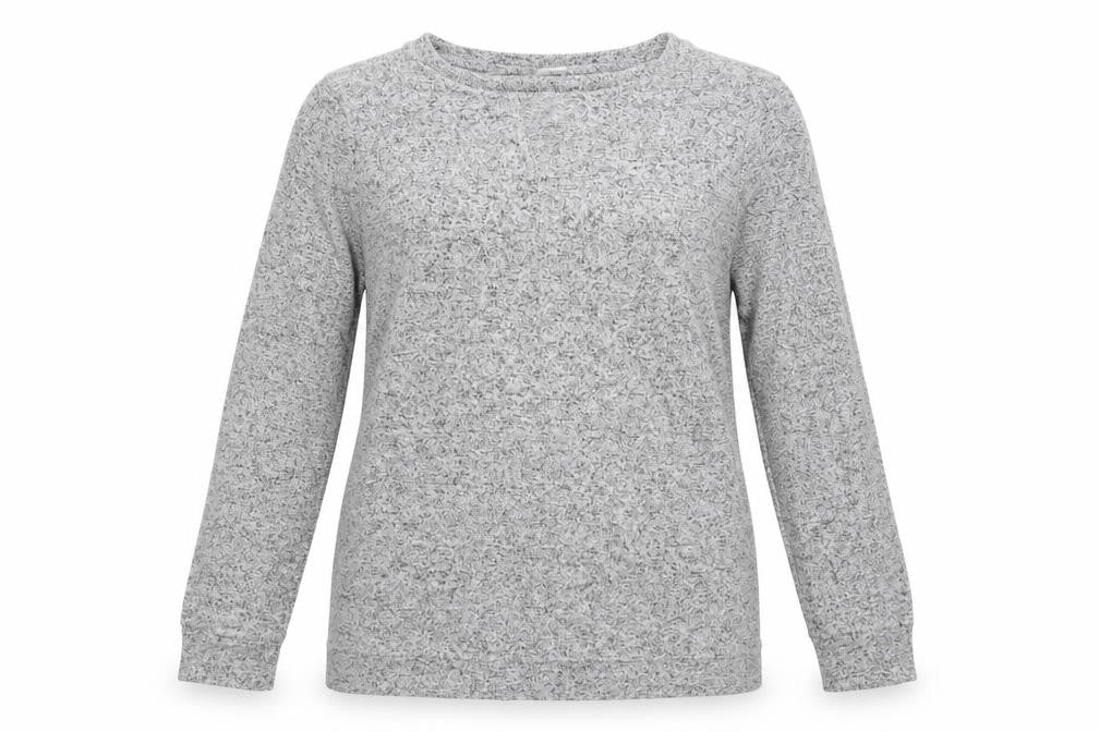 Marks & Spencer Womens Grey  Knit Pullover Jumper Size 16