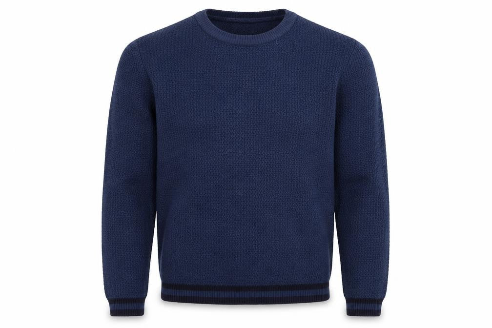 Topman Mens Blue  Knit Pullover Jumper Size S