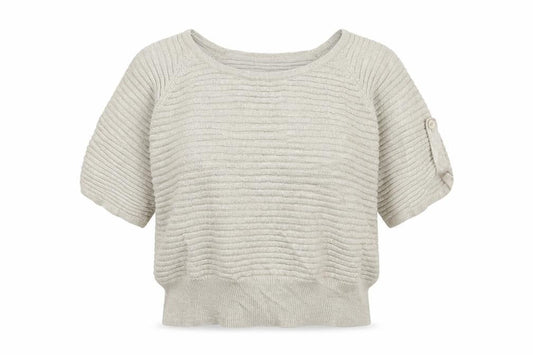 zazie Womens Beige   Pullover Jumper Size L