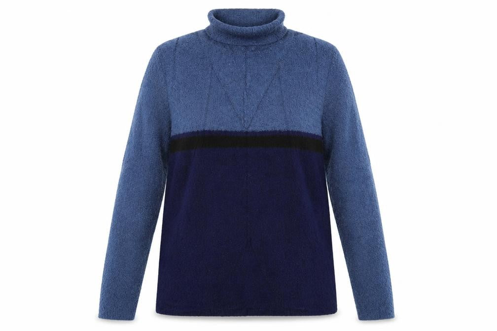 Preworn Womens Blue  Knit Pullover Jumper Size 10