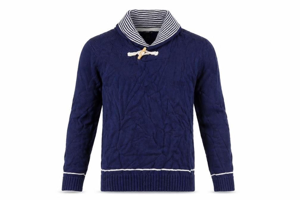 H&M Mens Blue  Knit Pullover Jumper Size M