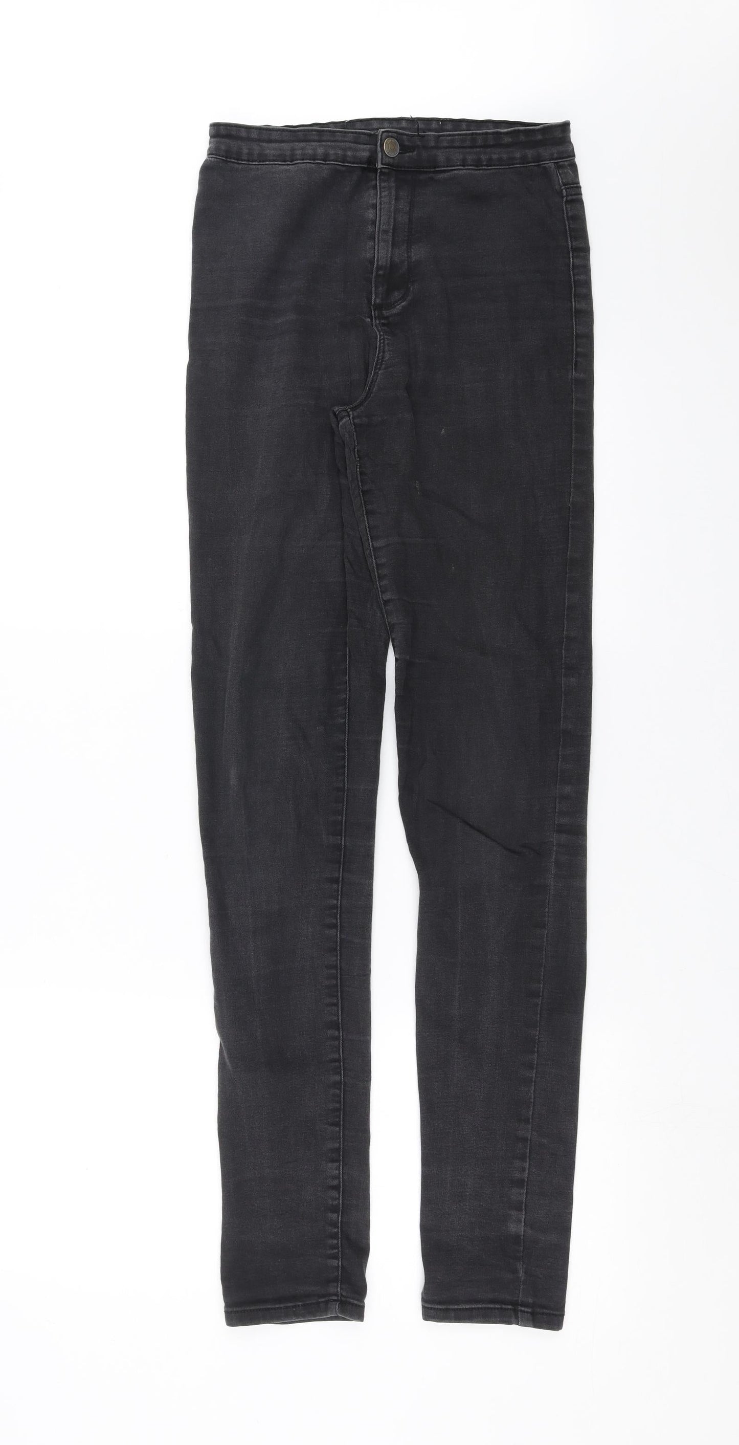 Preworn Womens Grey  Denim Skinny Jeans Size 26 in L32 in