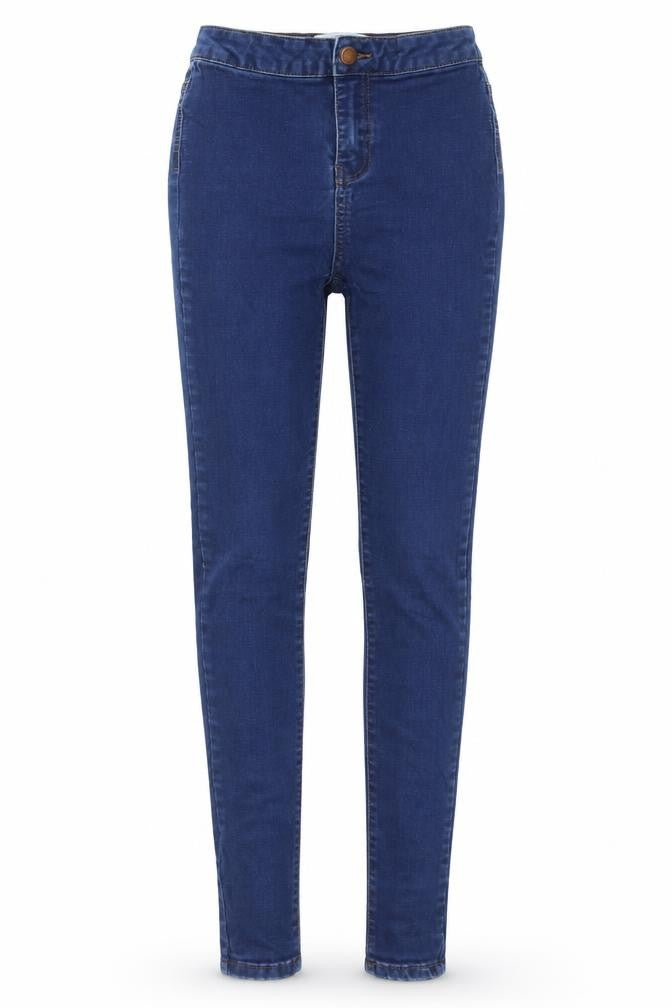 New Look Womens Blue  Denim Skinny Jeans Size 8 L29 in
