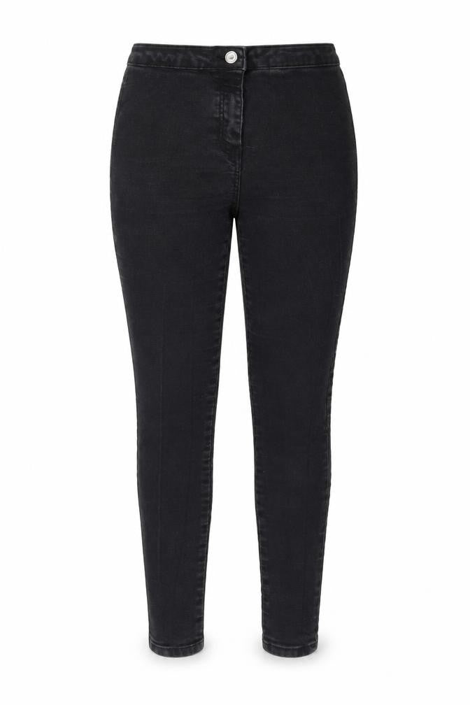 Parisian Womens Black  Denim Skinny Jeans Size 12 L29 in