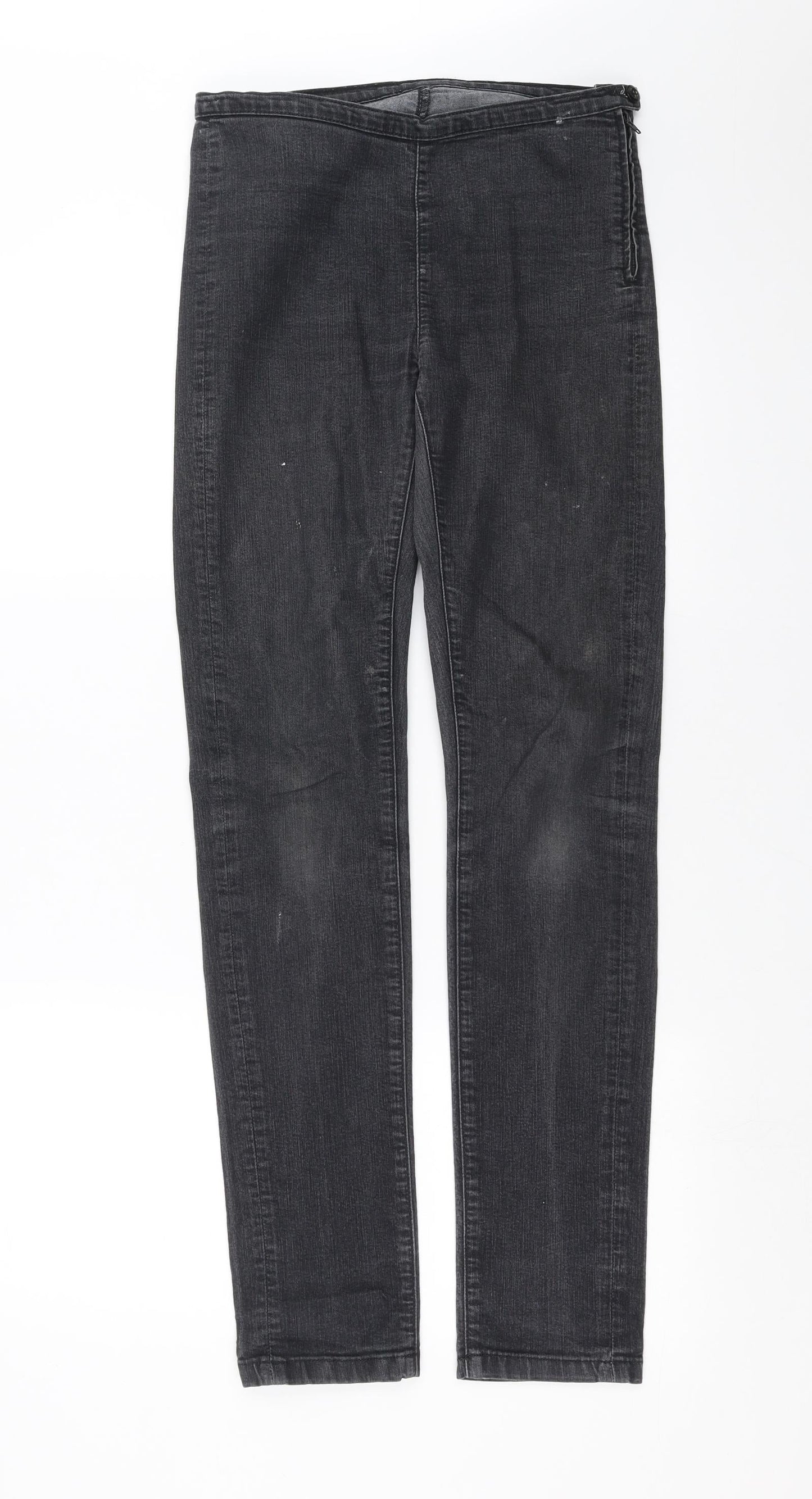 Marks and Spencer Womens Grey  Denim Jegging Jeans Size 8 L31 in