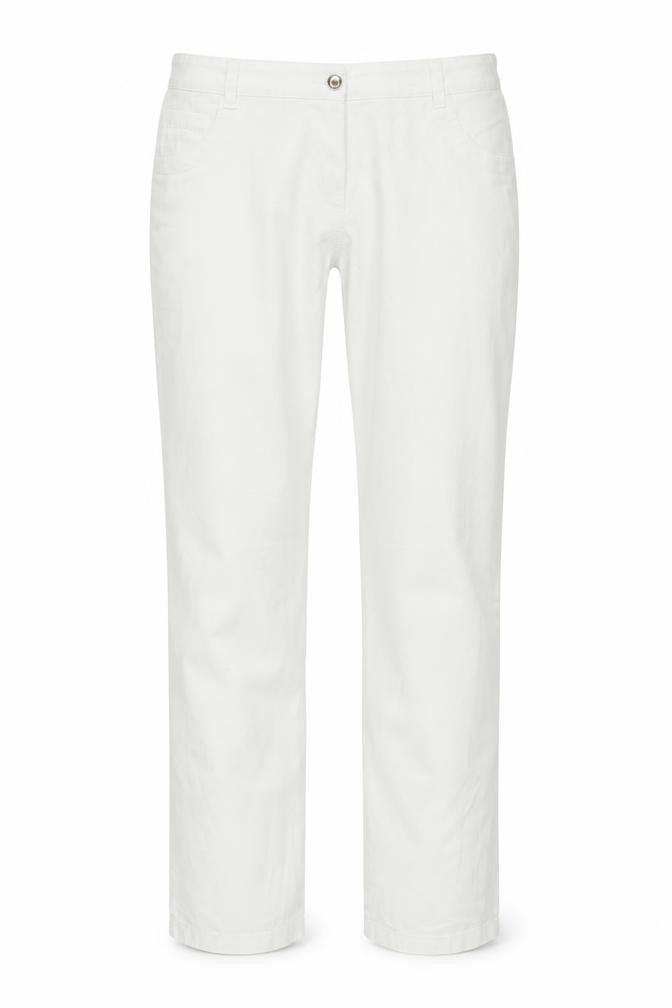 Niama Womens White   Trousers  Size 34 in L28 in