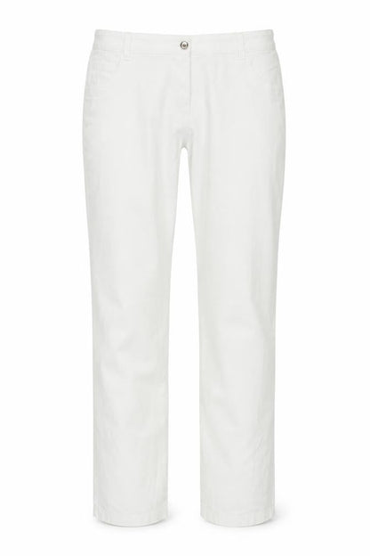 Niama Womens White   Trousers  Size 34 in L28 in