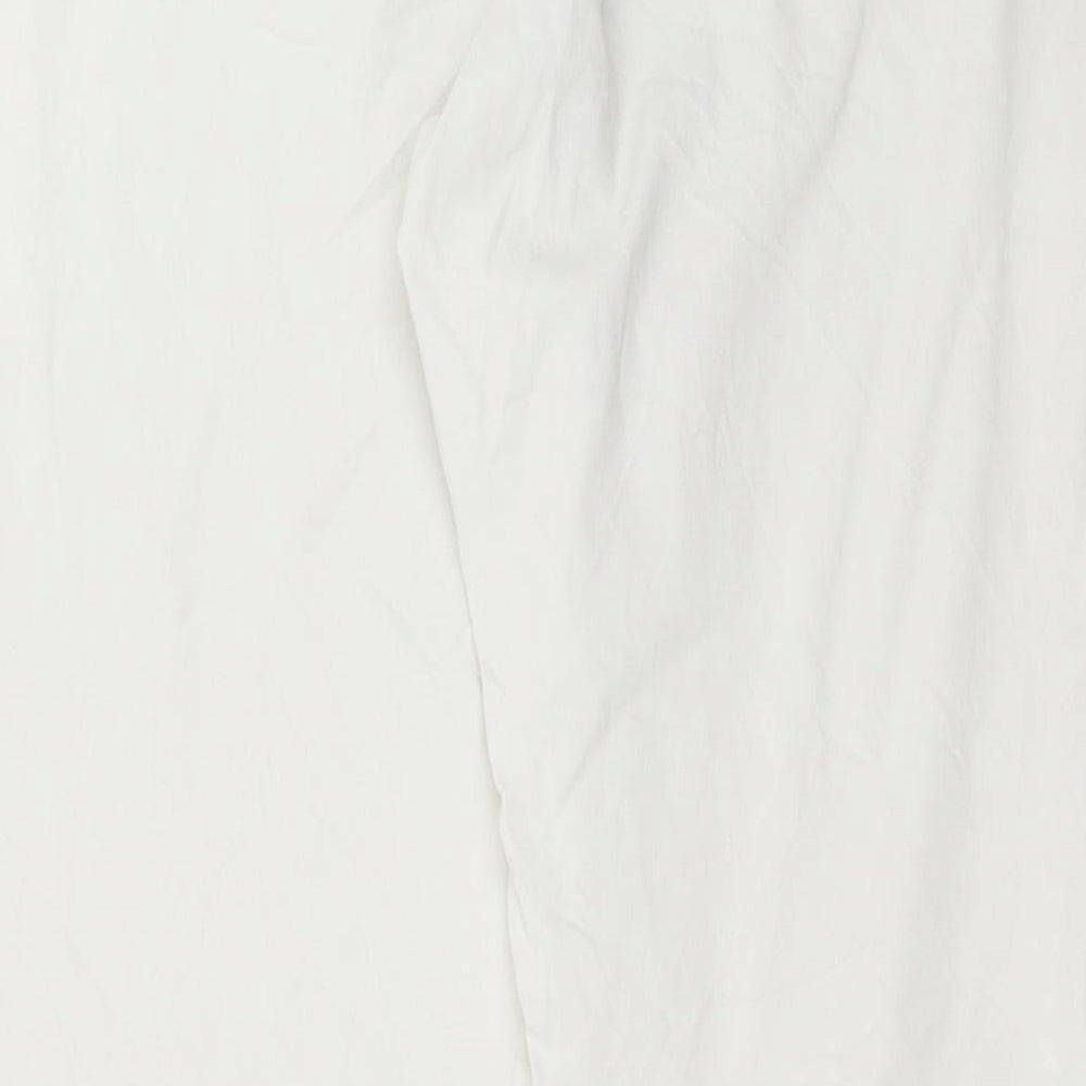 Niama Womens White   Trousers  Size 34 in L28 in