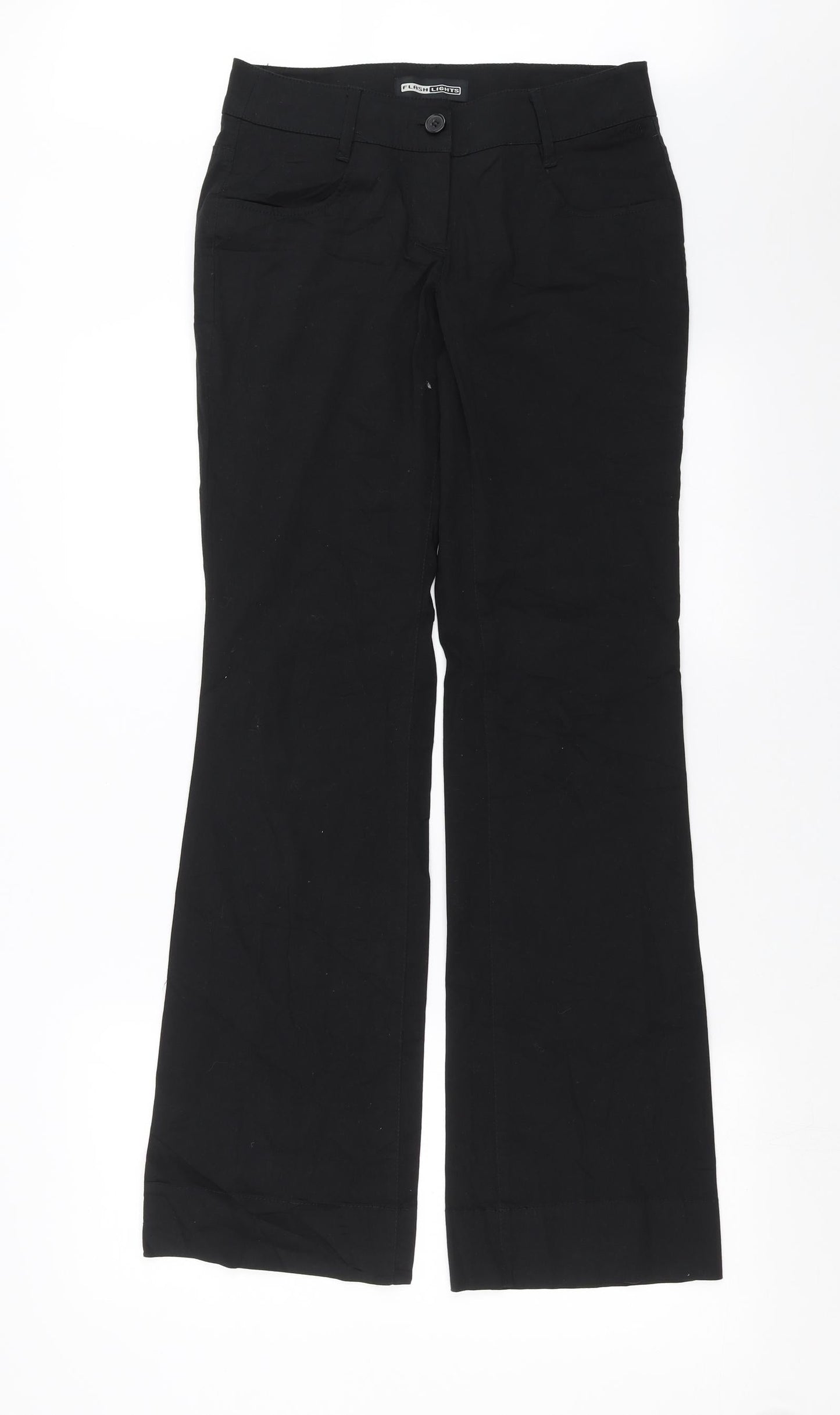 Flashlights Womens Black   Trousers  Size 10 L31 in