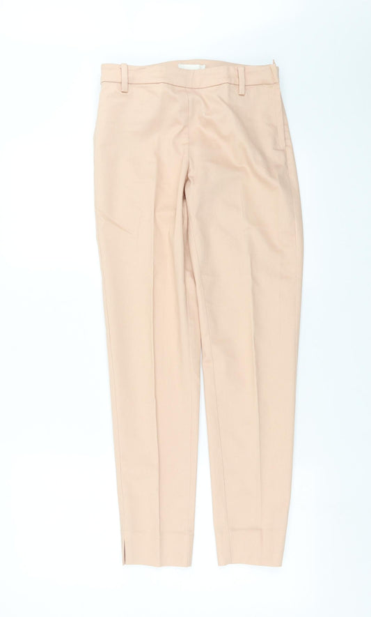 H&M Womens Pink   Trousers  Size 6 L27 in