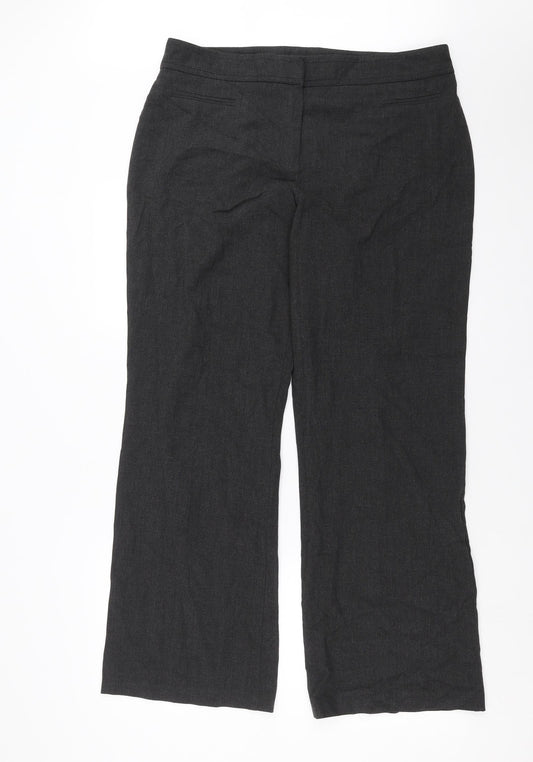 Marks and Spencer Womens Grey   Trousers  Size 18 L31 in
