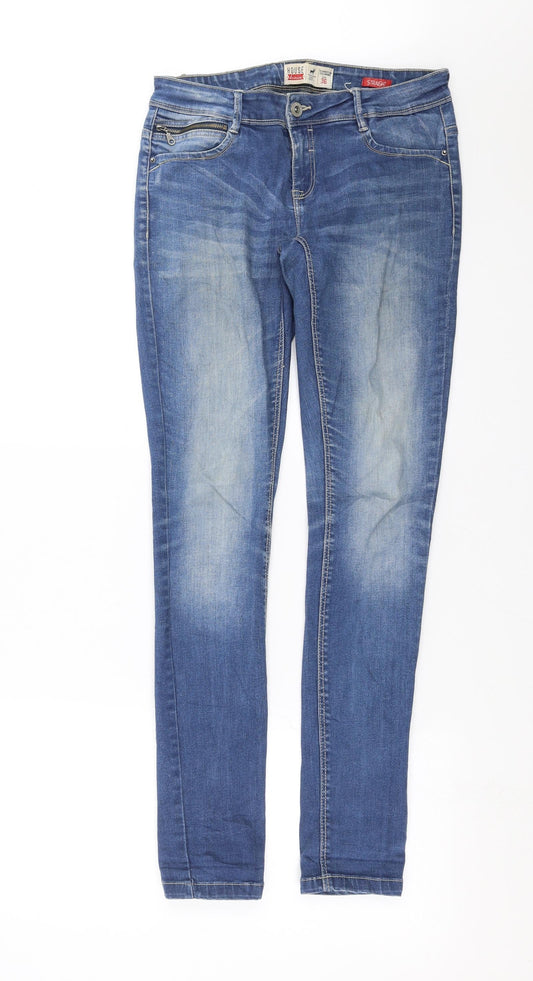 Preloved House Denim Womens Blue  Denim Straight Jeans Size 8 L31 in - Front