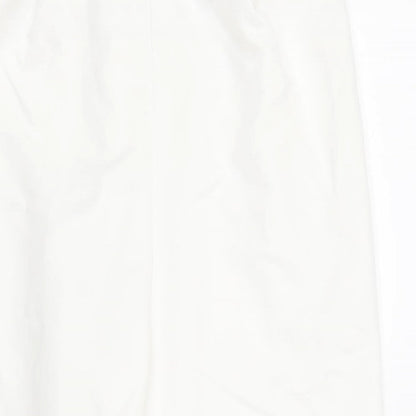 Bonmarché Womens White Trousers Size 12 L24 in