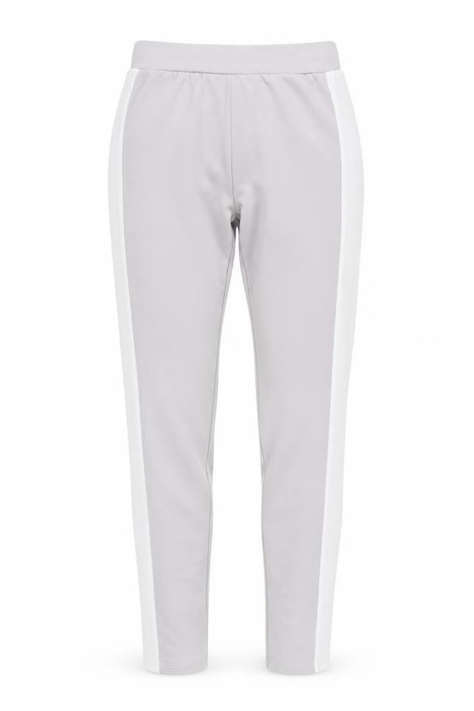 Preworn Womens Grey Striped  Sweatpants Trousers Size S L28 in