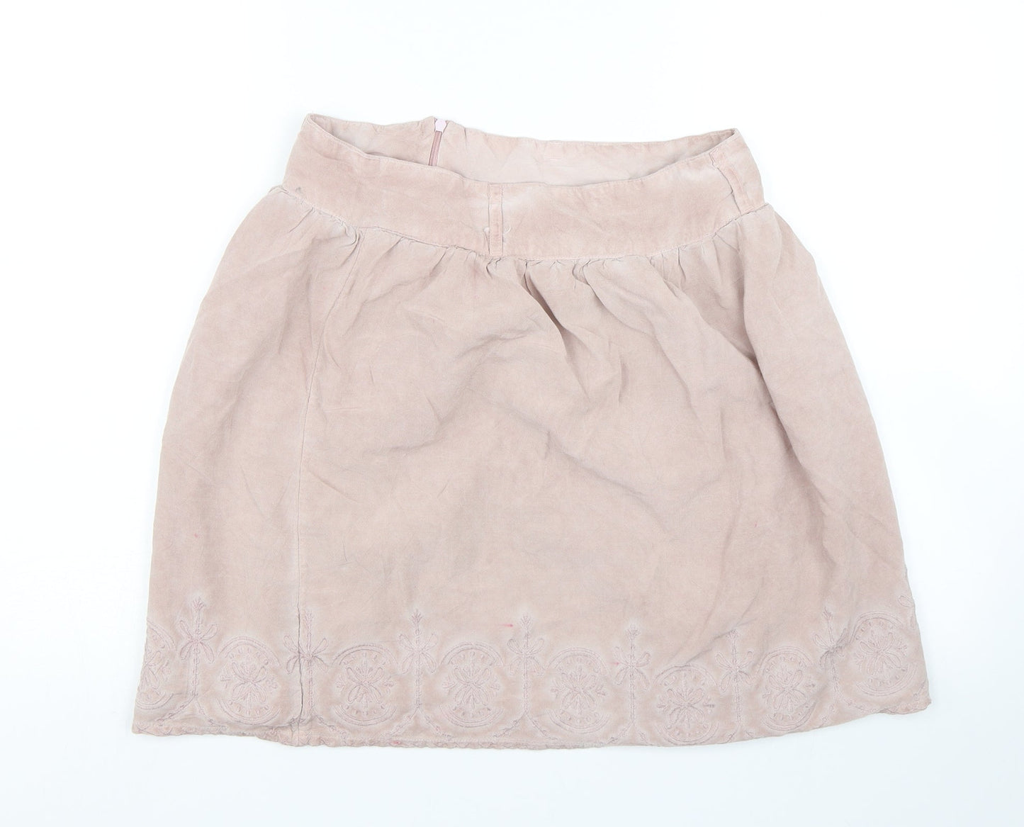 Janina Womens Pink Floral  Mini Skirt Size 8