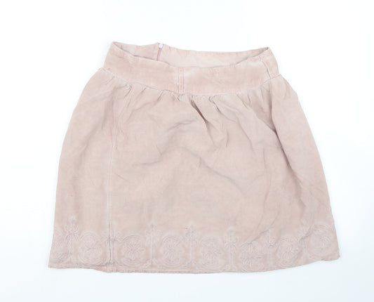 Janina Womens Pink Floral  Mini Skirt Size 8