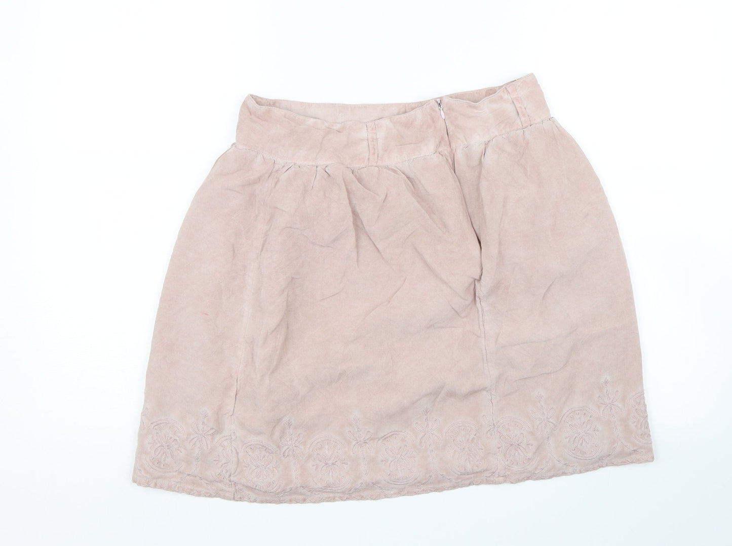 Janina Womens Pink Floral  Mini Skirt Size 8