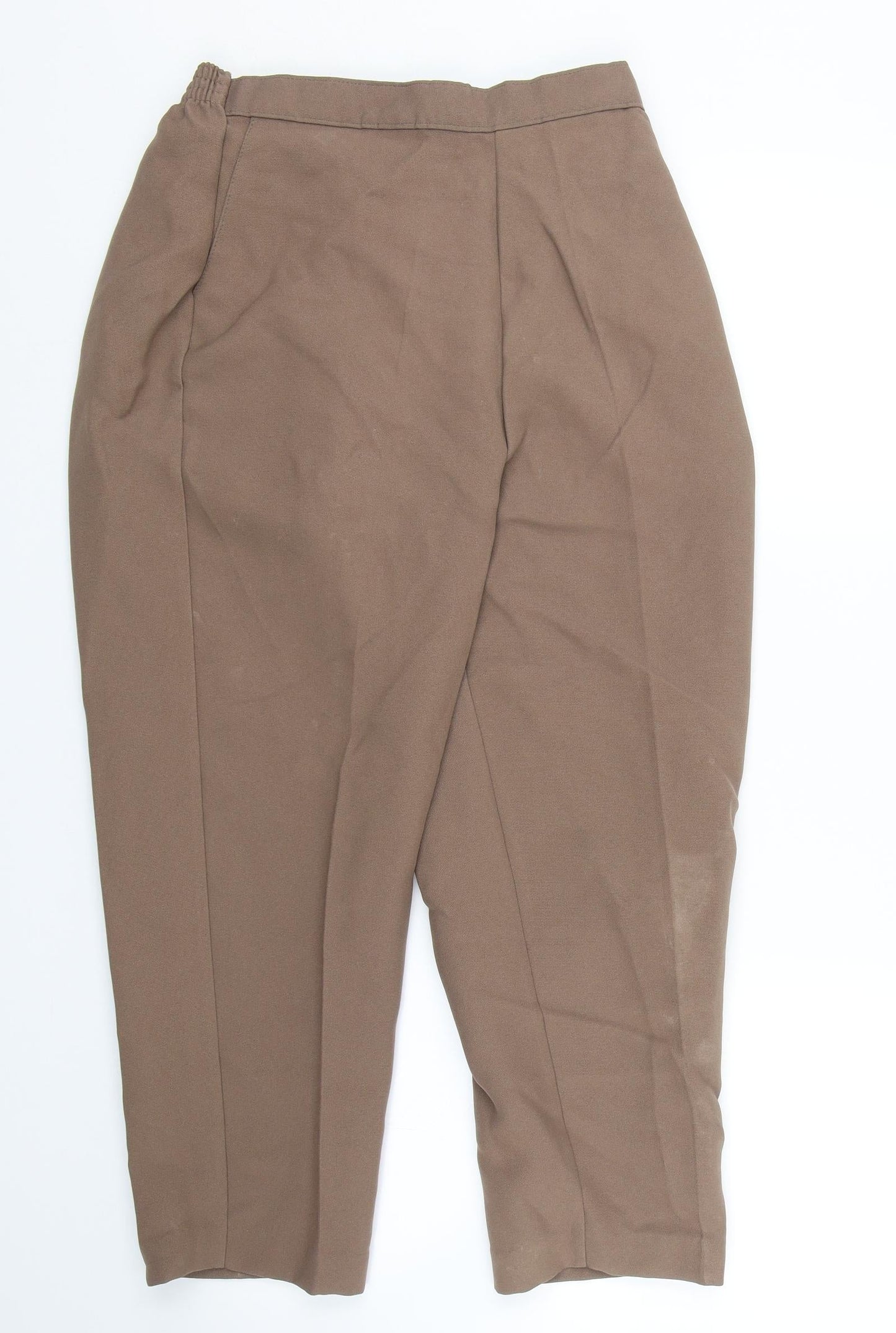 Saria Womens Brown   Carrot Trousers Size 25 L23 in