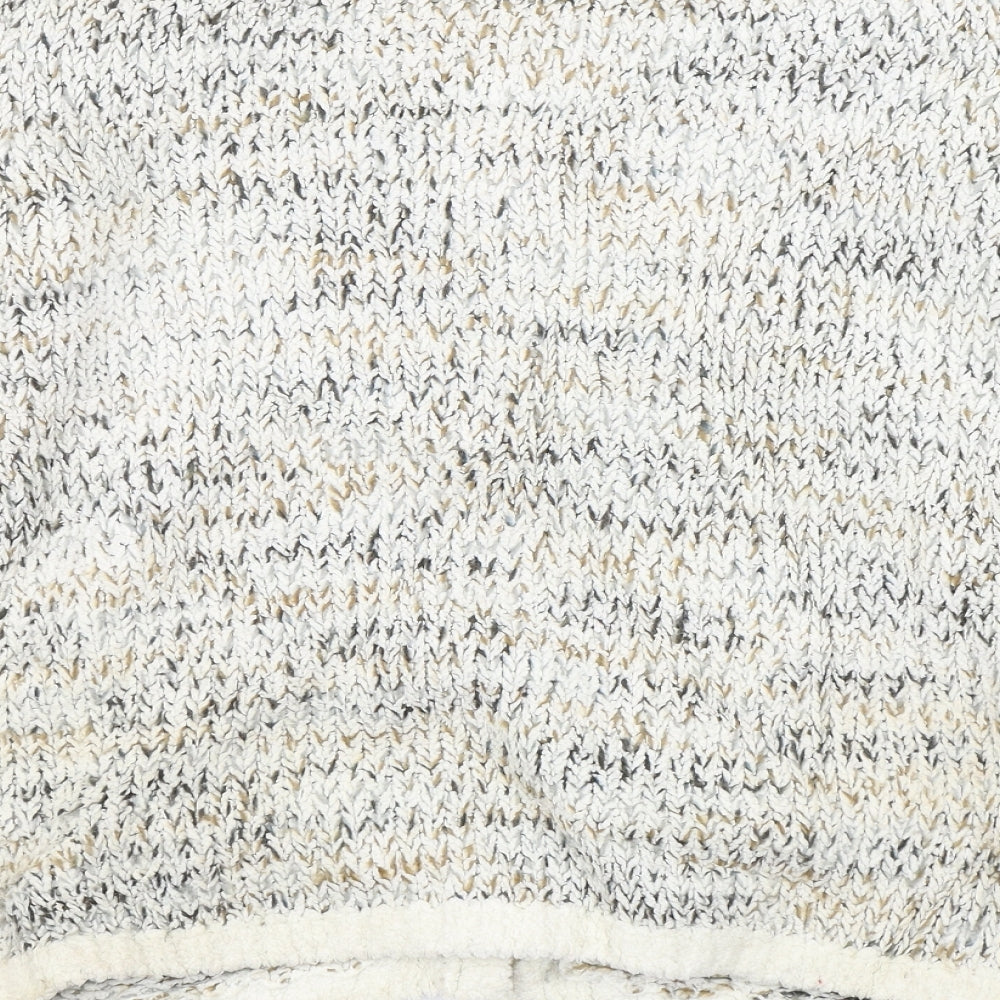 Passport Womens Beige   Cardigan Jumper Size L