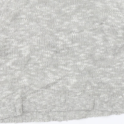 Peacocks Womens Grey   Pullover Jumper Size S  - Owl