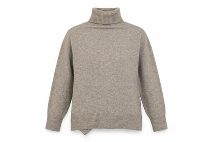H&M Womens Grey  Knit Henley Sweatshirt Size S