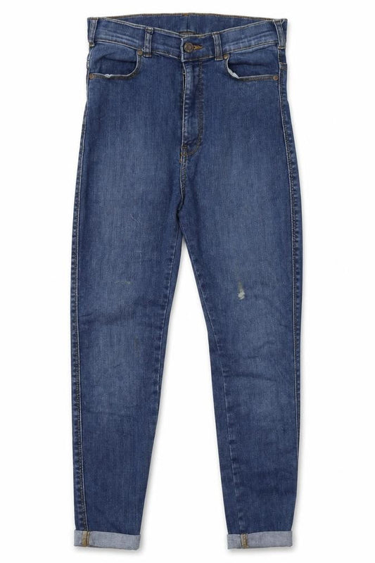 Womens Blue  Denim Skinny Jeans Size M L28 in