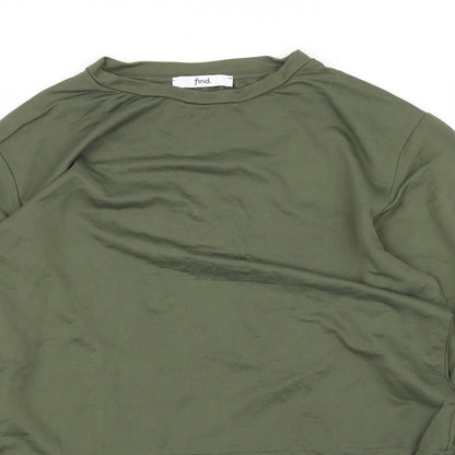 Find Womens Green   Pullover Jumper Size L