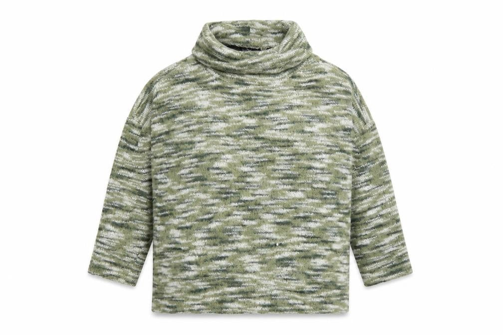 M&Co Womens Green Striped  Pullover Jumper Size 18