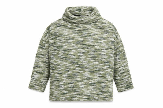 M&Co Womens Green Striped  Pullover Jumper Size 18