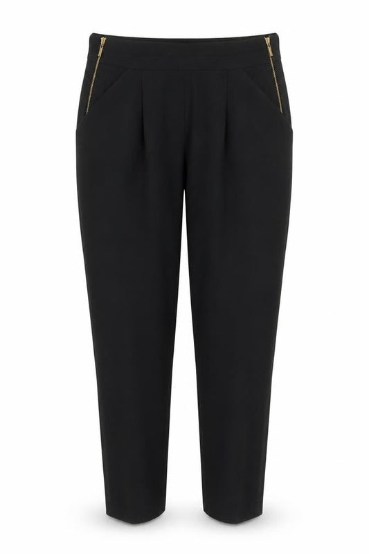 George Womens Black   Carrot Trousers Size 10 L25 in
