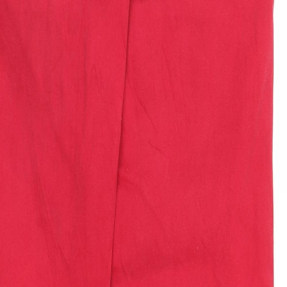 Madonna Womens Red  Denim Skinny Jeans Size S L29 in