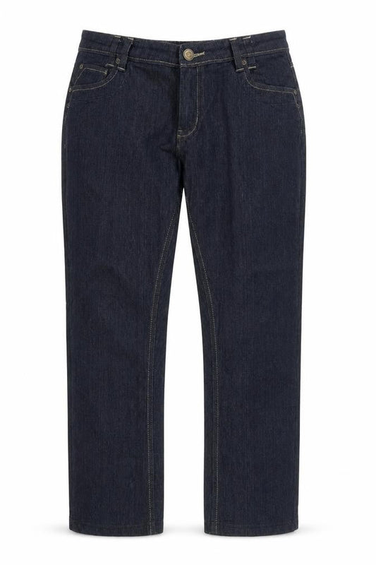 Womens Blue  Denim Straight Jeans Size 34 in L25 in