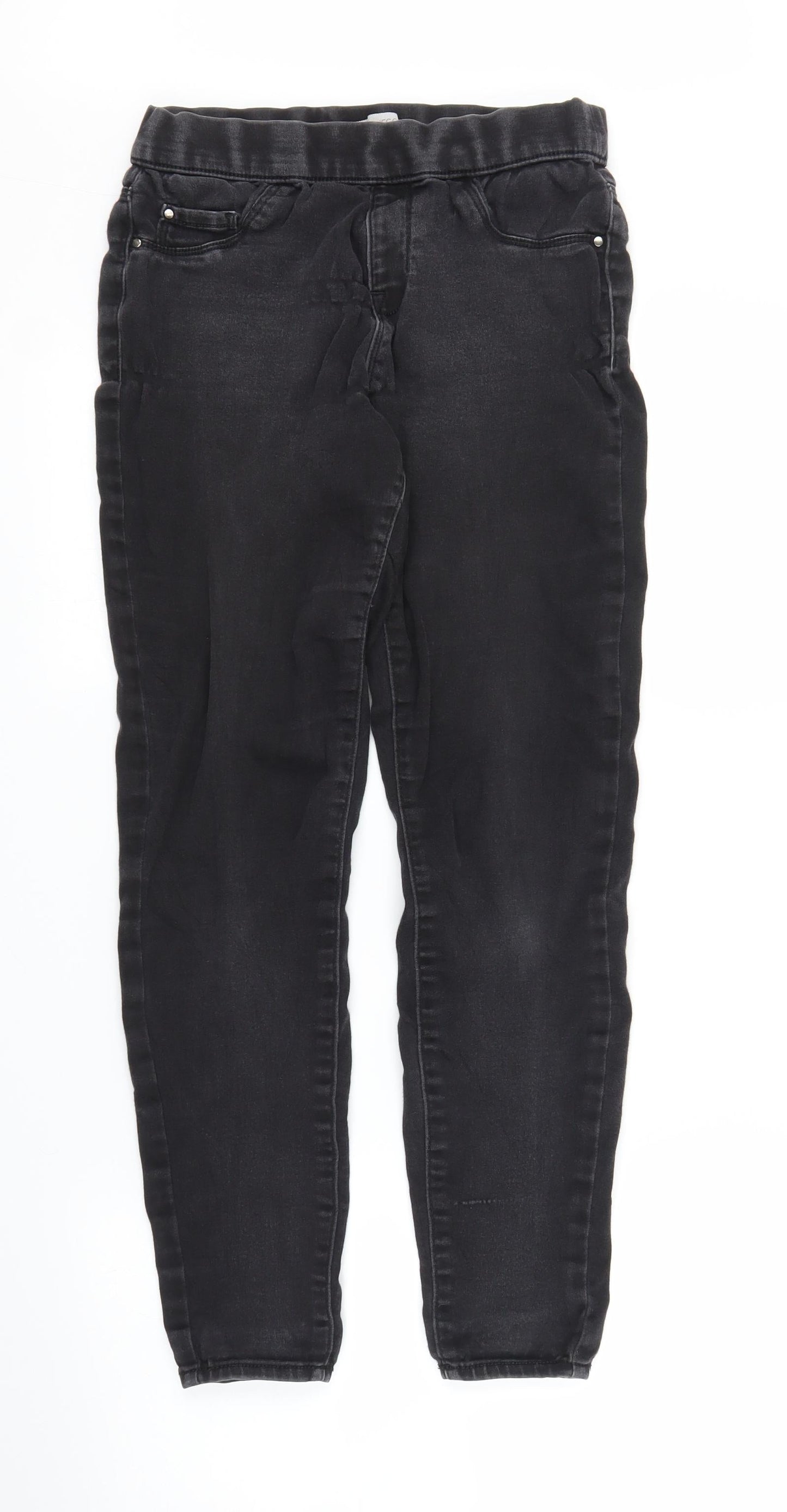 George Womens Black  Denim Jegging Jeans Size 10 L25 in