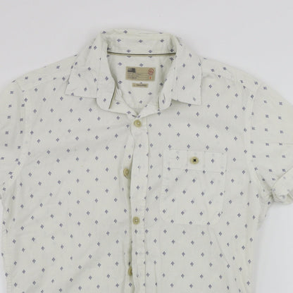 NORTH COAST   Mens White    Button-Up Size S