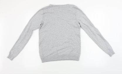 villa Womens Grey   Pullover Jumper Size S
