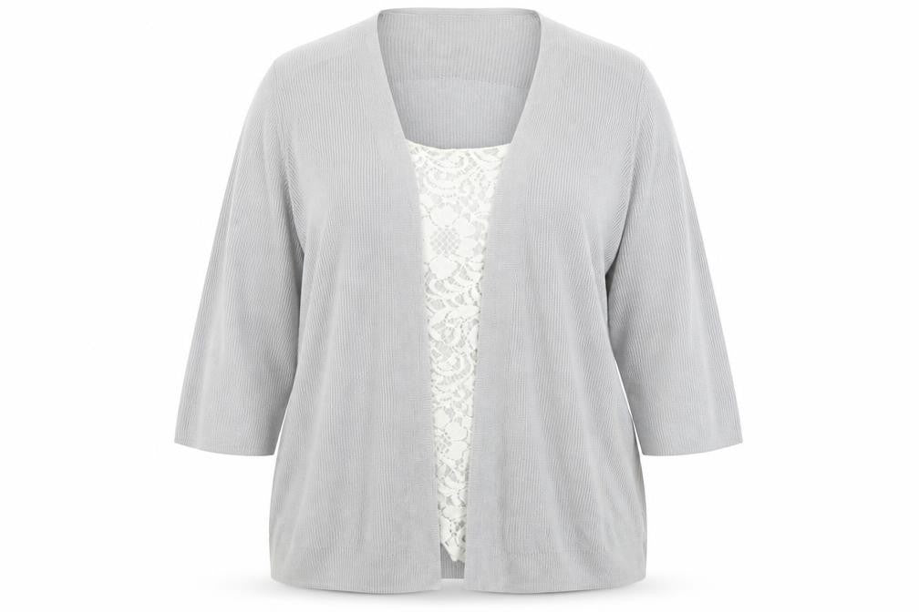 Marks & Spencer Womens Grey   Cardigan Jumper Size 18