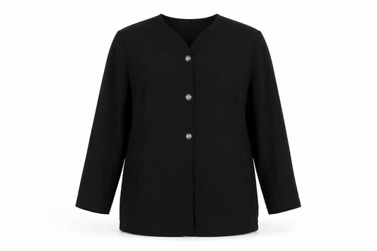Richards  Womens Black   Jacket Blazer Size 18