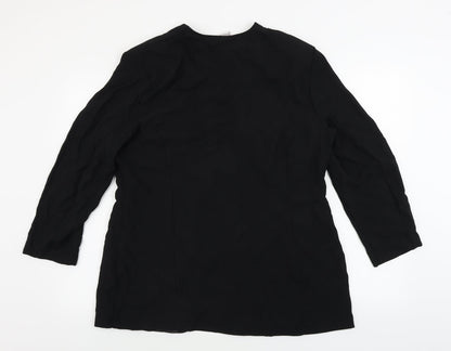 Richards  Womens Black   Jacket Blazer Size 18