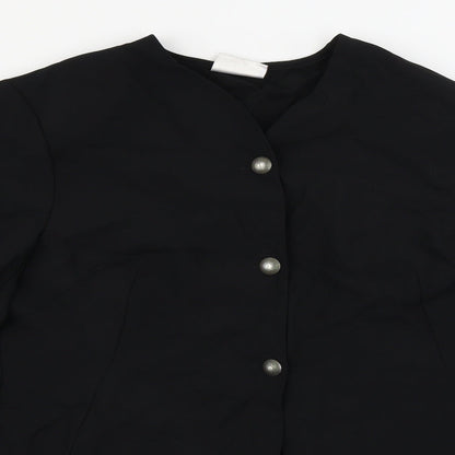 Richards  Womens Black   Jacket Blazer Size 18