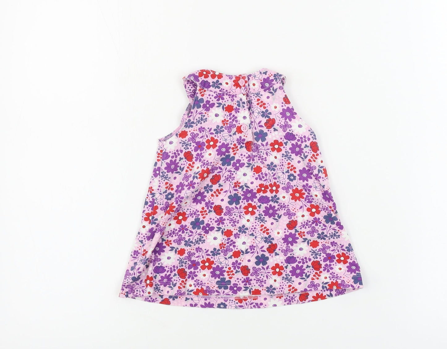 Mini Club Girls Pink Floral  A-Line  Size 3-6 Months