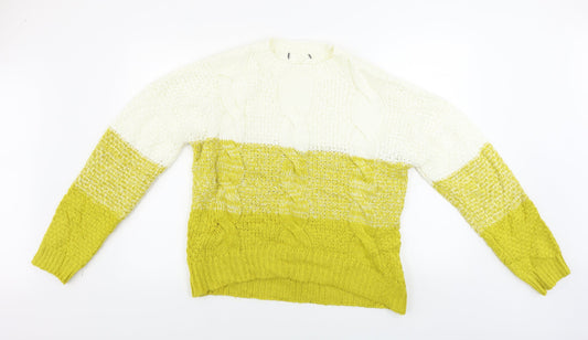 Primark  Womens Yellow   Pullover Jumper Size L
