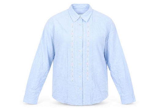 Tulchar Mens Blue    Button-Up Size M