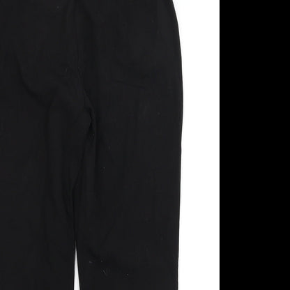 Capsule Womens Black Trousers Size 10 L24 in