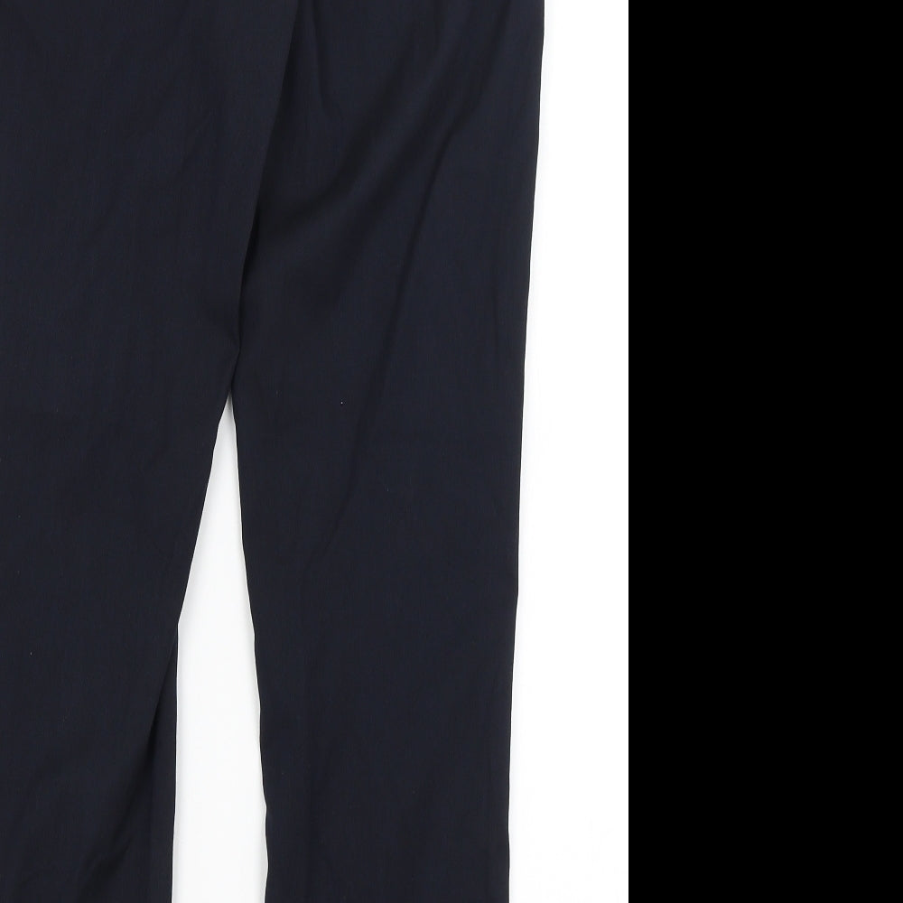 H&M Womens Blue   Dress Pants Trousers Size 8 L27.5 in