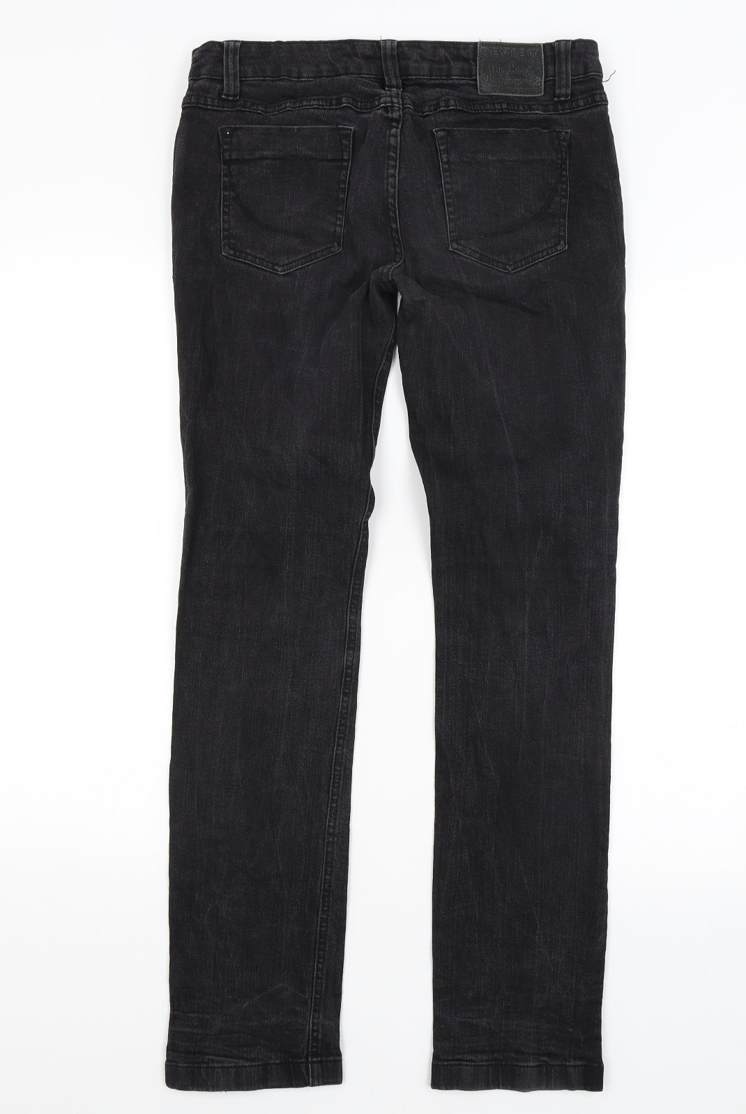 Review Womens Black   Straight Jeans Size 32 in L31 in