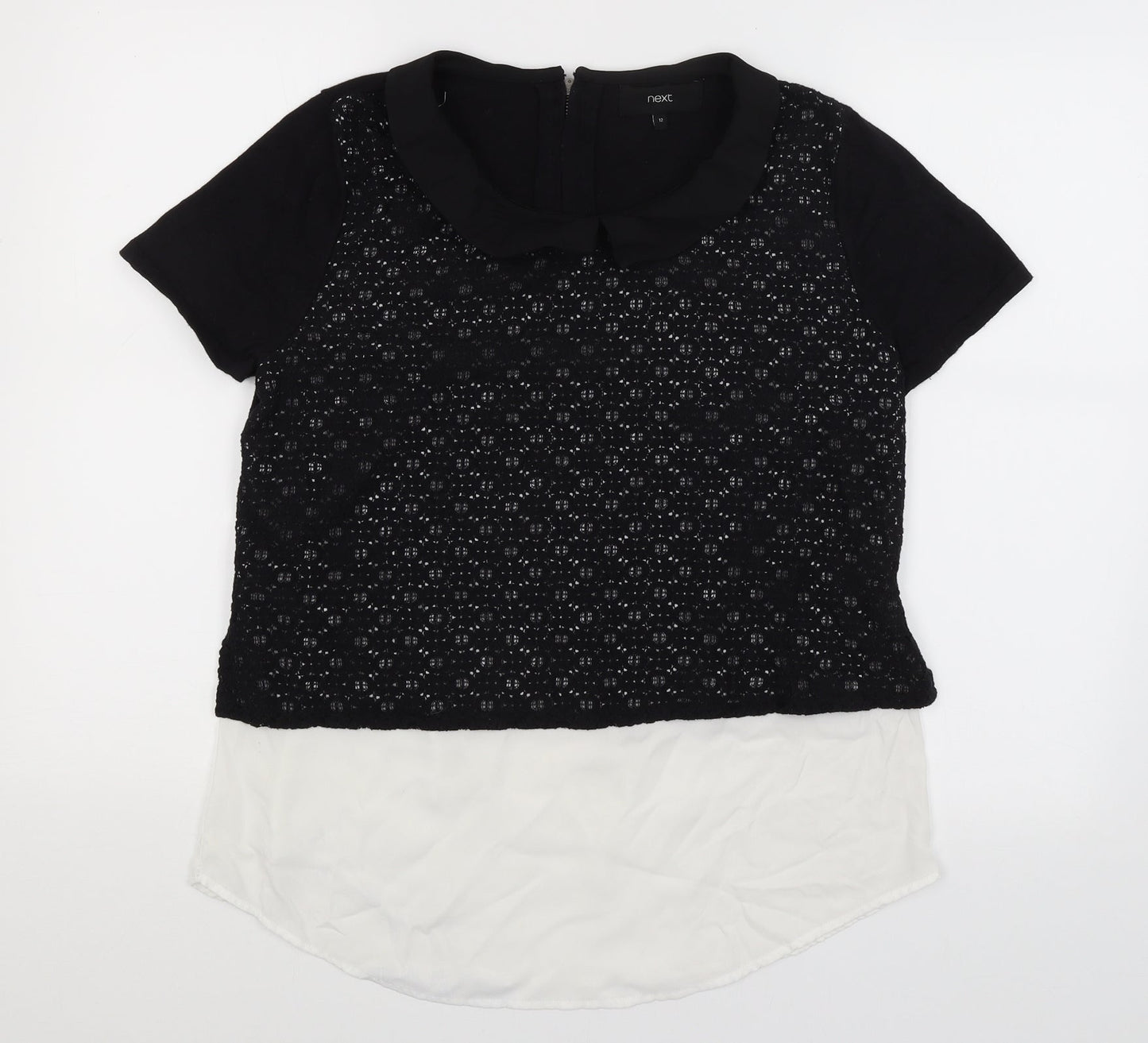 NEXT Womens Black   Basic T-Shirt Size 12