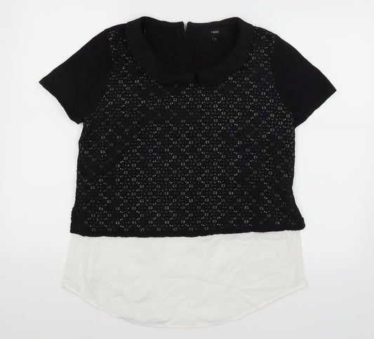 NEXT Womens Black   Basic T-Shirt Size 12
