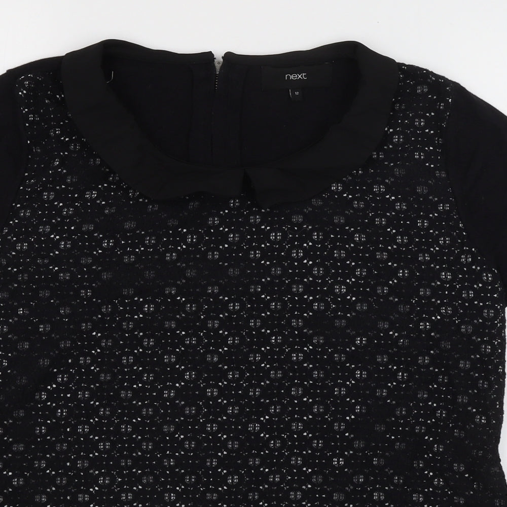 NEXT Womens Black   Basic T-Shirt Size 12