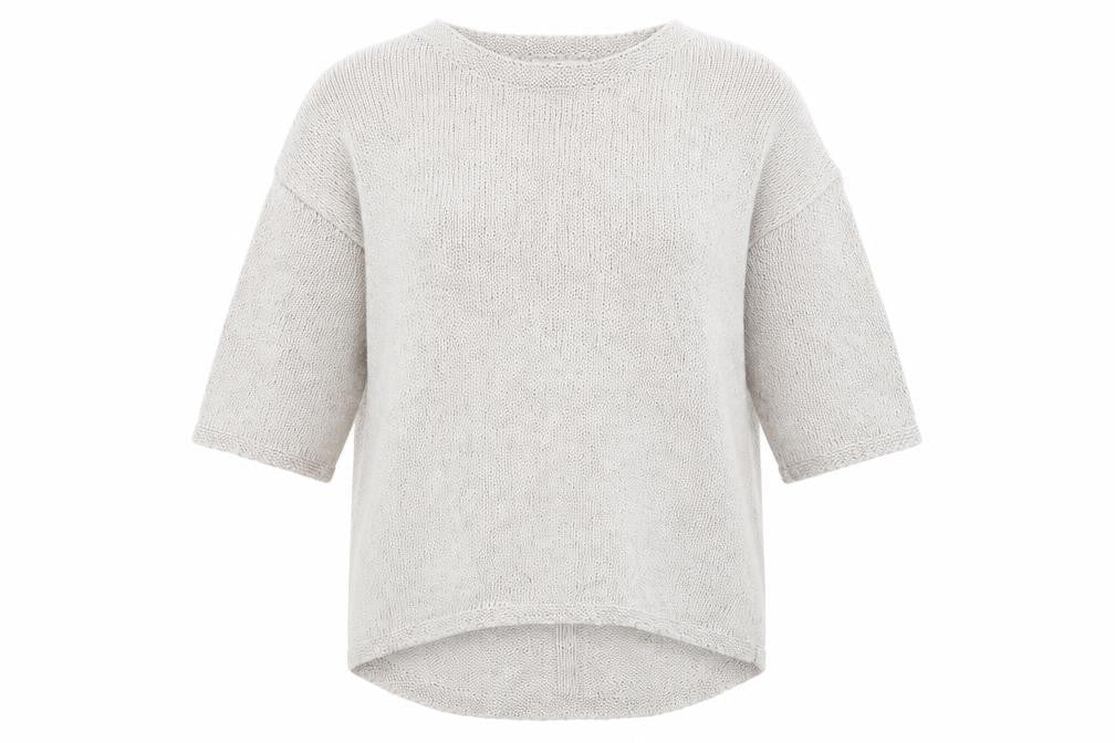 Next Womens Silver   Pullover Jumper Size 8
